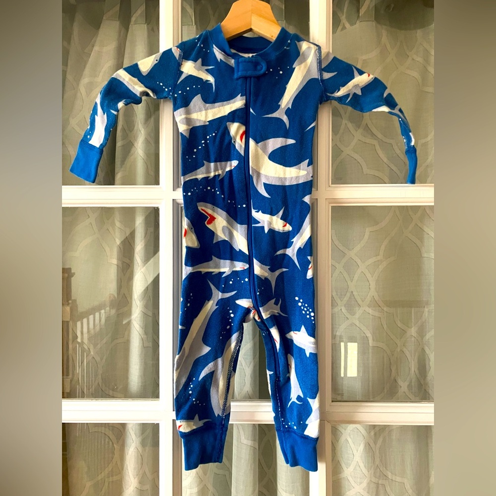 Hanna Andersson size 80 18-24 mo long sleeve long pants romper organic cotton